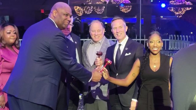 Laughter on the reception floor