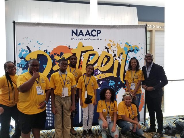 The crew at the national convention