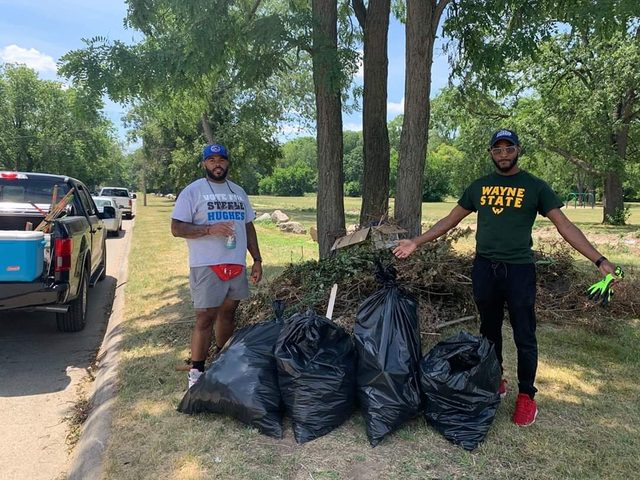 Cleaning up the block, Warrior Strong